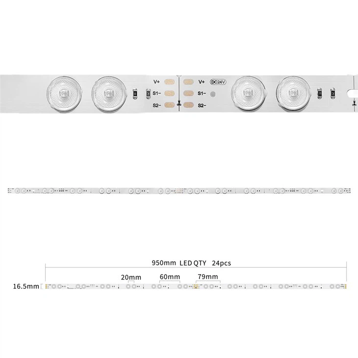 CCT LED Lens Bar, Dual Color Led Lens Bar ,color Changeable Lens Bar