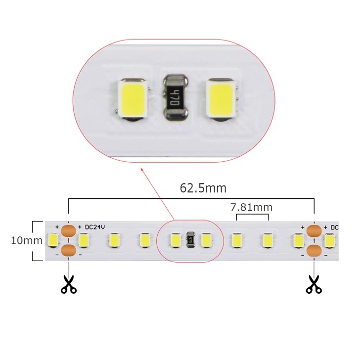 Power-saving LED ribbon