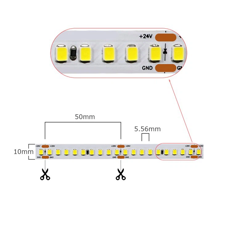 Low-power LED strip lighting