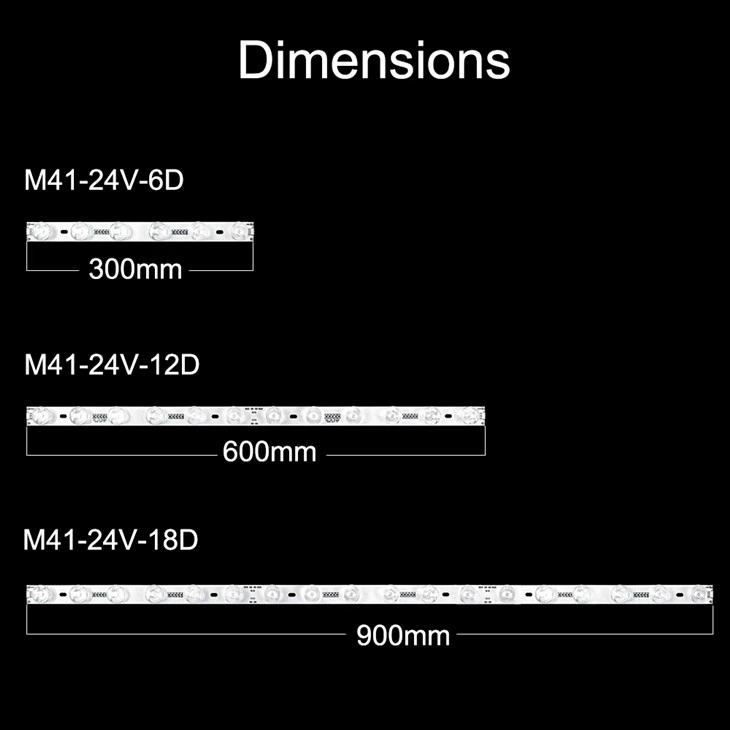 High Power LED side bar for big depth lightbox DC24V