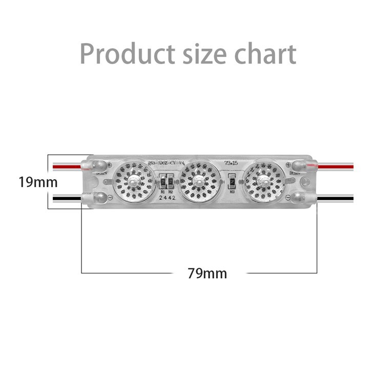 3 light Black Dot LED Module