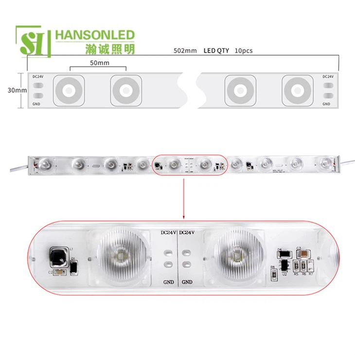 Waterproof LED side mount light bar