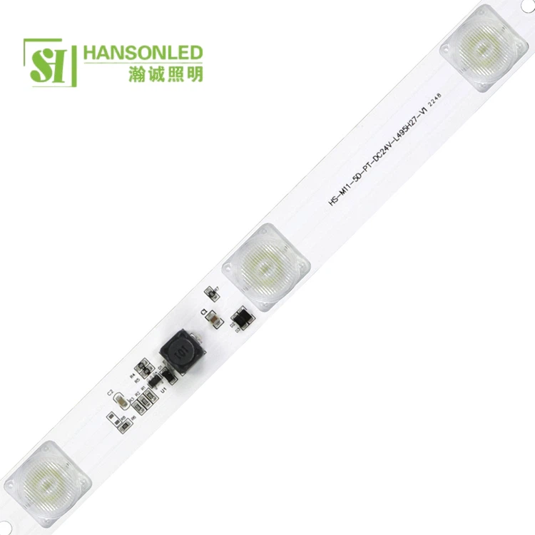Side-mounted LED strip light