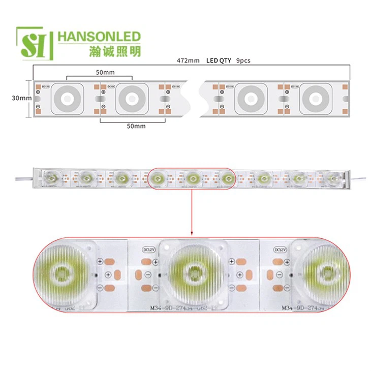 Water-resistant LED edge light strip