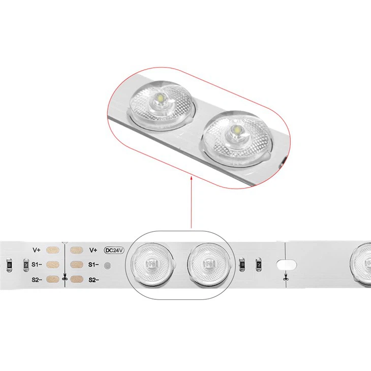 Dual Color led lens bar