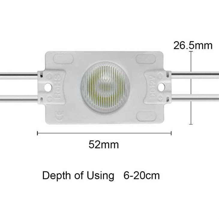Edge lit led module