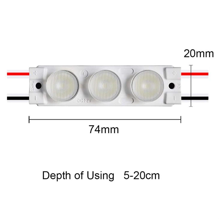 Edge lit led module